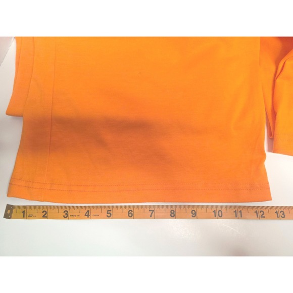 Orange Lounge Set Knit  Crop Top Draw Waist Wide Leg Pants Casual Comfort  SZ XL - Picture 4 of 10